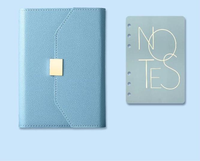 Bloc de Notas Azul Gris